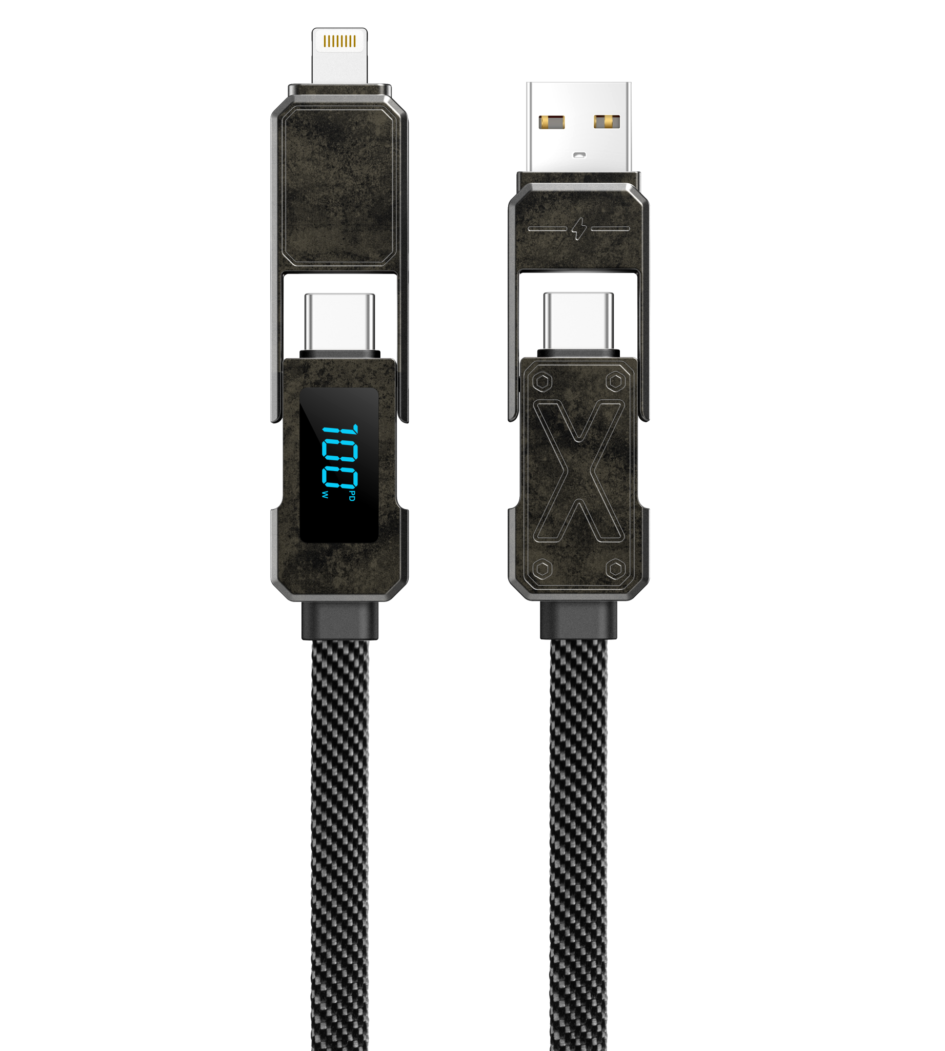 WiWU Wi-C039 Titan 100W USB-C to USB-C Fast Charging Cable (15cm)